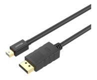 Kabel komputerowy UNITEK Kabel miniDisplayPort/DisplayPort M/M; 3.0m; Y-C612BK